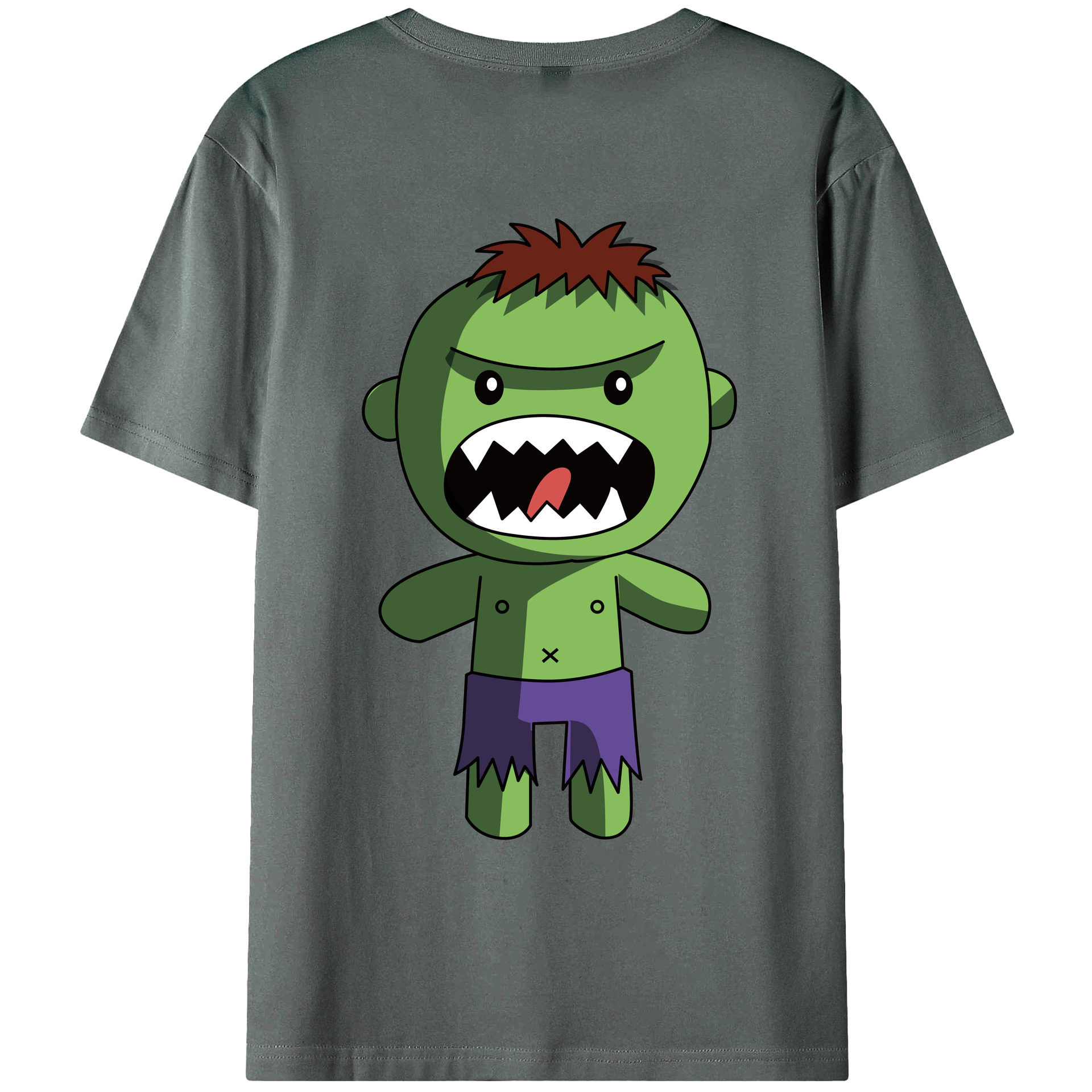 （画像用） アベンジャーズ The Avengers 綿100％ メンズ半袖Tシャツ（バックプリント） 通気性